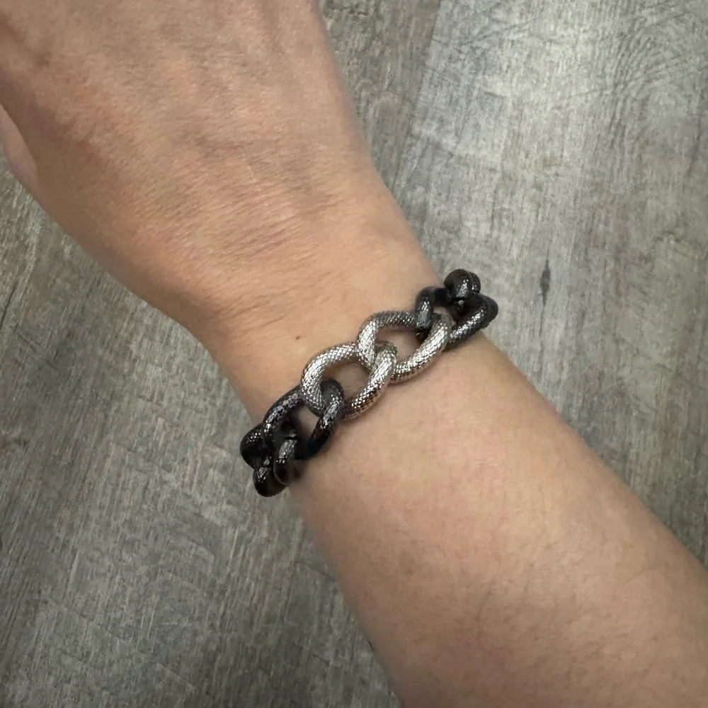 Park Lane Chunky Two Tone Chain Bracelet